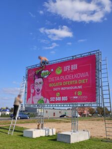 Billboard Kościelna Wieś k. Kalisza